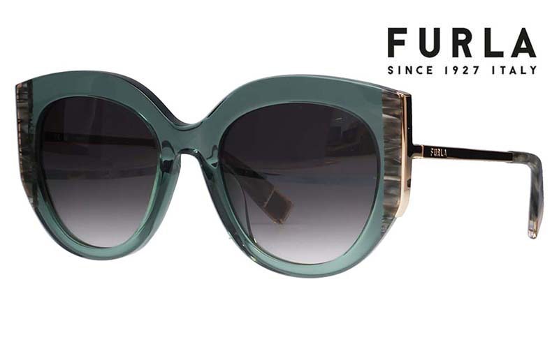 FURLA サングラス、ハサミセット FURLA フルラ/サングラス UVカット カラーレンズ セルフレーム