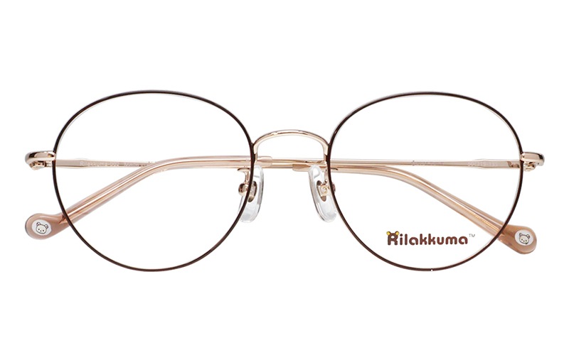 Rilakkuma002-3 コリラックマモデル ダークブラウン/ゴールド ボストン