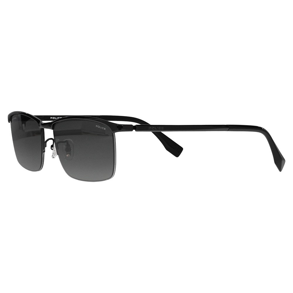 SPLT67J 530P 56 ポリス POLICE サングラス スクエア チタン
