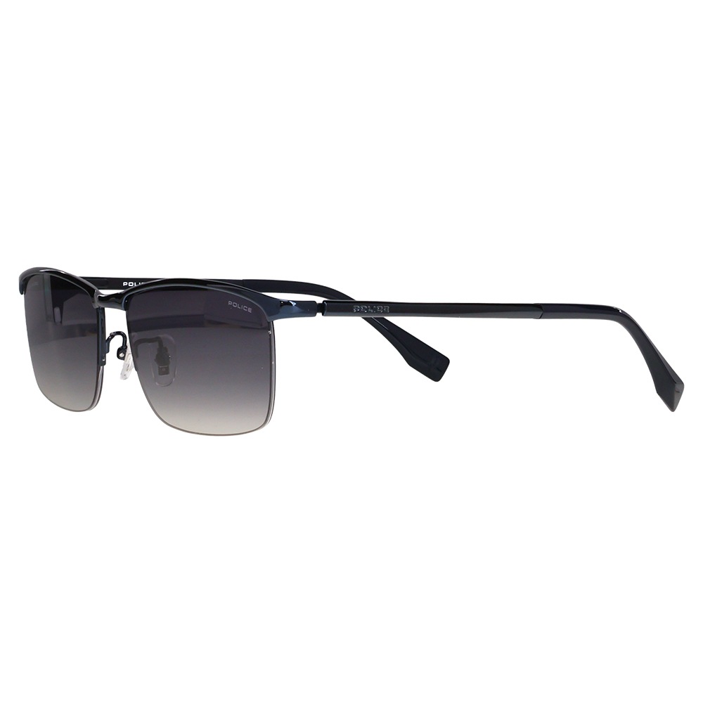 SPLT67J N28P 56 ポリス POLICE サングラス スクエア チタン
