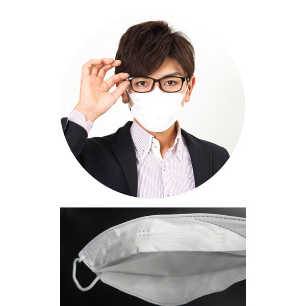 【送料無料】メガネ用マスク レギュラー 5枚入x12セット Ease Mask ZERO（イーズマスクゼロ） 商品検索 メガネフラワー