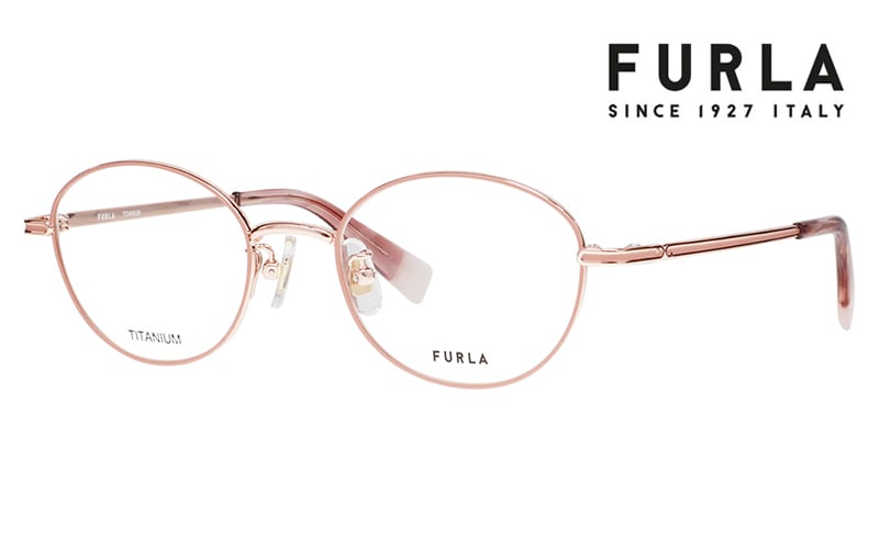 VFU751J 0L80 48 フルラ FURLA メガネ メガネフレーム オーバル