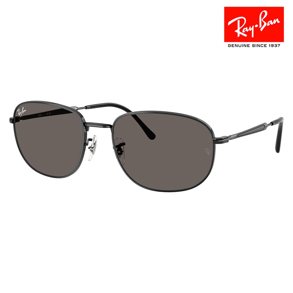 RB3754 002/B1 60 Ray-Ban レイバン純正レンズ対応 スクエア メタル