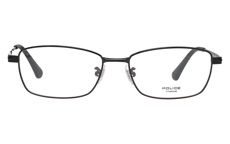 VPLM43J 0530 55 ポリス POLICE メガネ スクエア フルリム メタル  