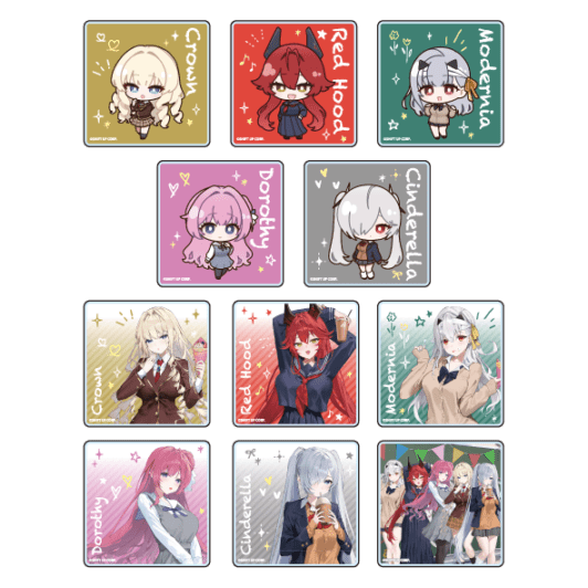 NIKKE タイトーコラボ　アクリルスタンドコンプリートセット タイトー勝利の女神 NIKKE紅蓮アクリルスタンド