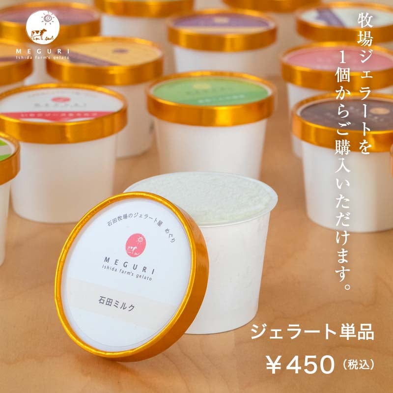 【エコ包装】1個から選べる単品ジェラート