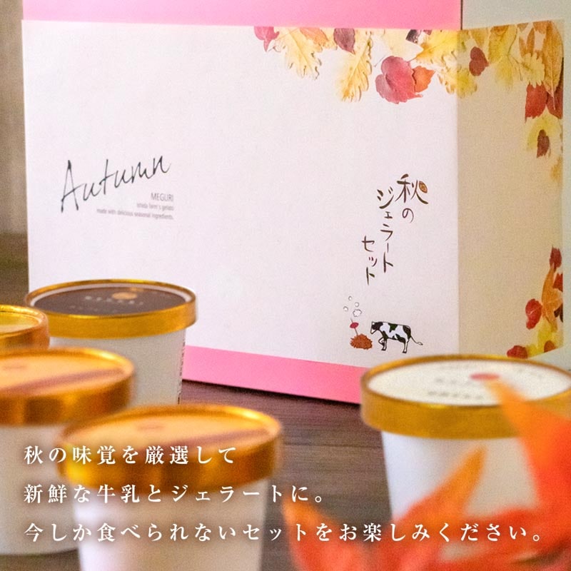 【おまかせ】秋の大人気ジェラートセット［6個入・8個入・12個入］2026