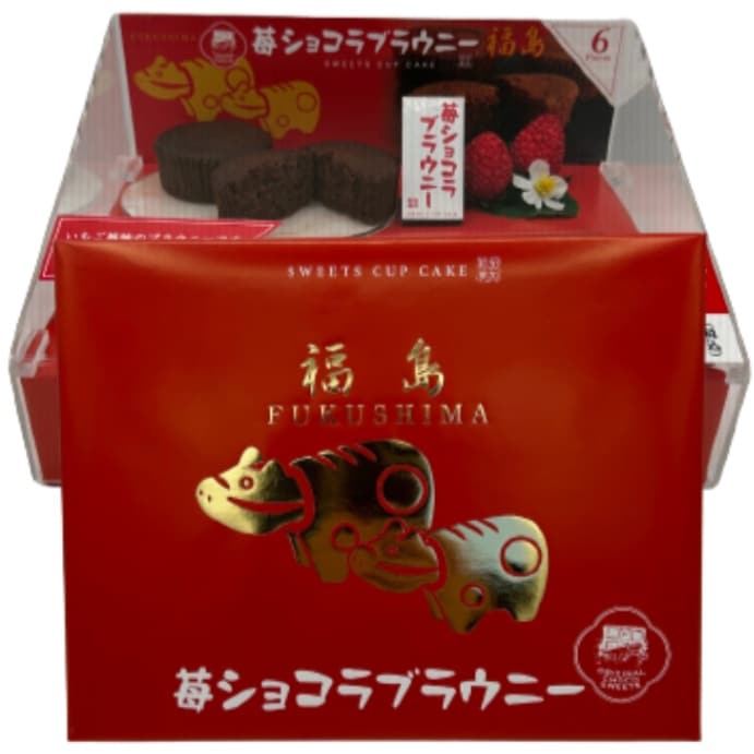 福島 苺ショコラブラウニー（6個入）