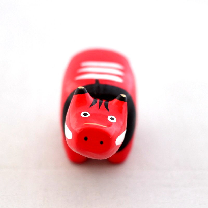 【送料無料】<br>赤べこ 1号（9.5cm）