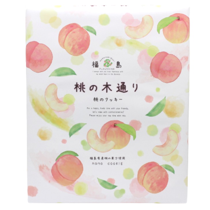 福島 桃の木通り 桃のクッキー 28枚入