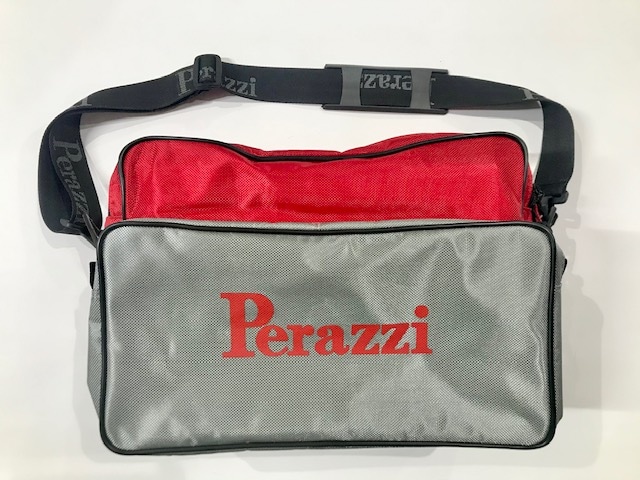 Perazzi ペラッツィ シューティングバック GRAY/RED | バック・ケース