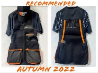 Beretta ベレッタ UNIFORM PRO20.20射撃ベスト ブラック＆オレンジ