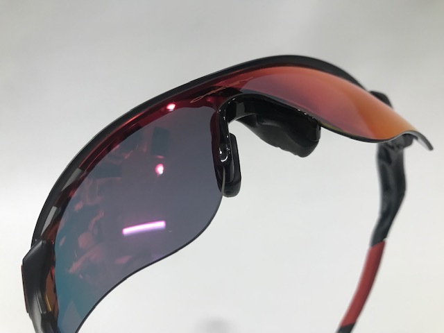 1回のみ使用❣️】OAKLEY VALVE レッドイリジウム／ブラック