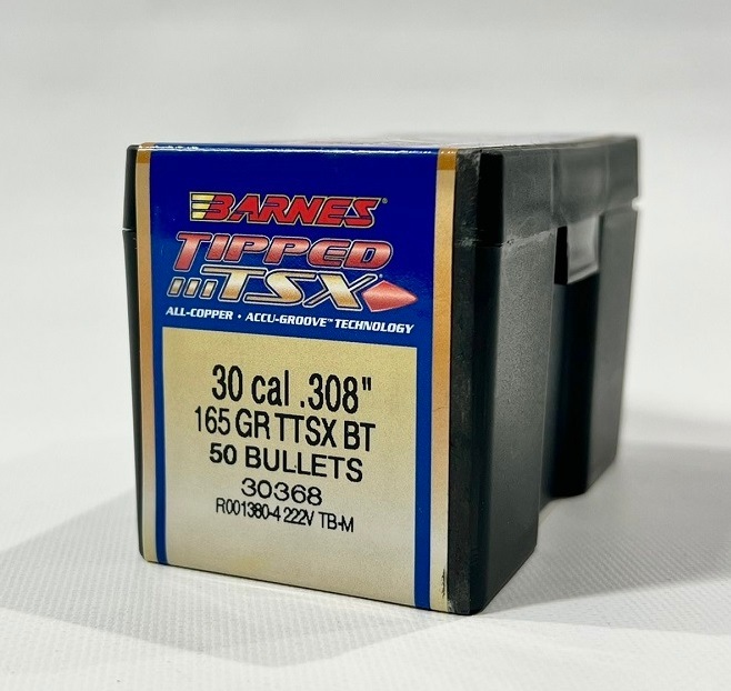 Barnes バーンズ＃30368 30cal. 165gr TTSX チップ付き 50個入り