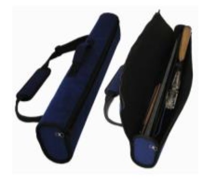 テイクダウンケース 上下二連銃用 ベロア調ロイヤルブルー