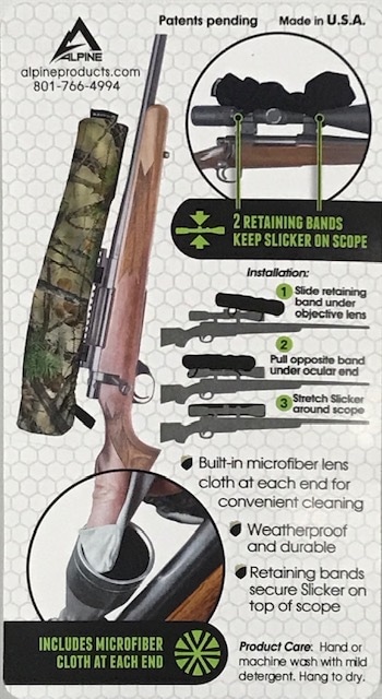 Alpine ライフルスコープカバーDX 防水ネオプレーン マウンテンカモ柄