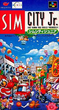 シムシティJr./スーパーファミコン(SFC)/中古/箱・説明書あり | ゲーム