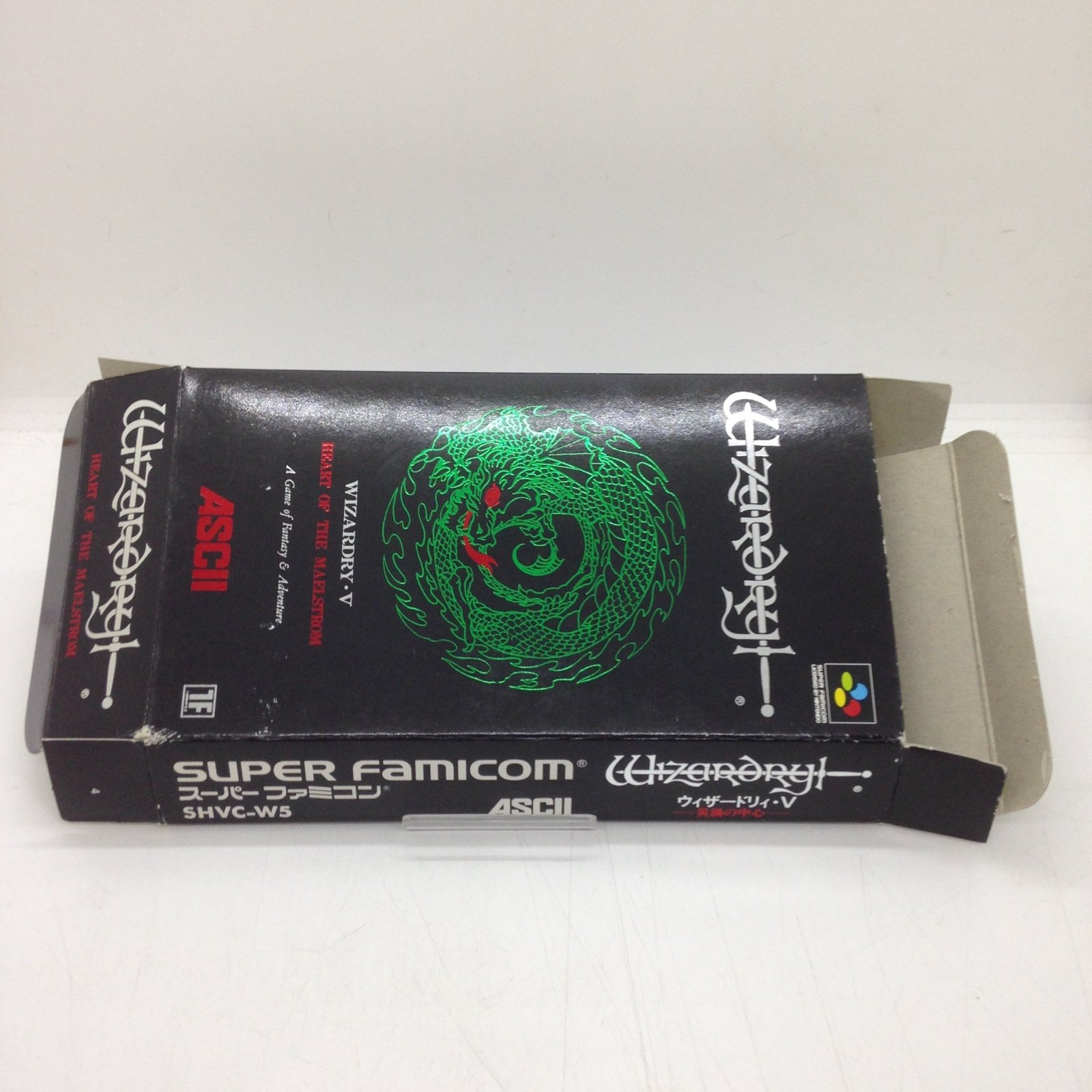 ウィザードリィ5 災渦の中心/スーパーファミコン(SFC)/中古/箱・説明書