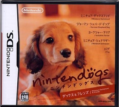 Nintendogs ダックス＆フレンズ/ニンテンドーDS(NDS)/中古/箱・説明書