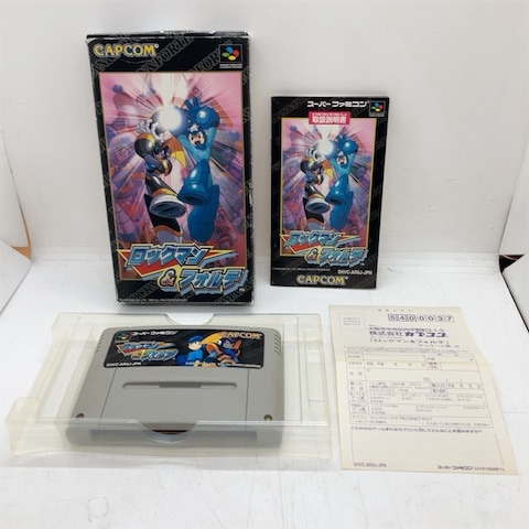 ロックマン&フォルテ/スーパーファミコン(SFC)/中古/箱・説明書あり