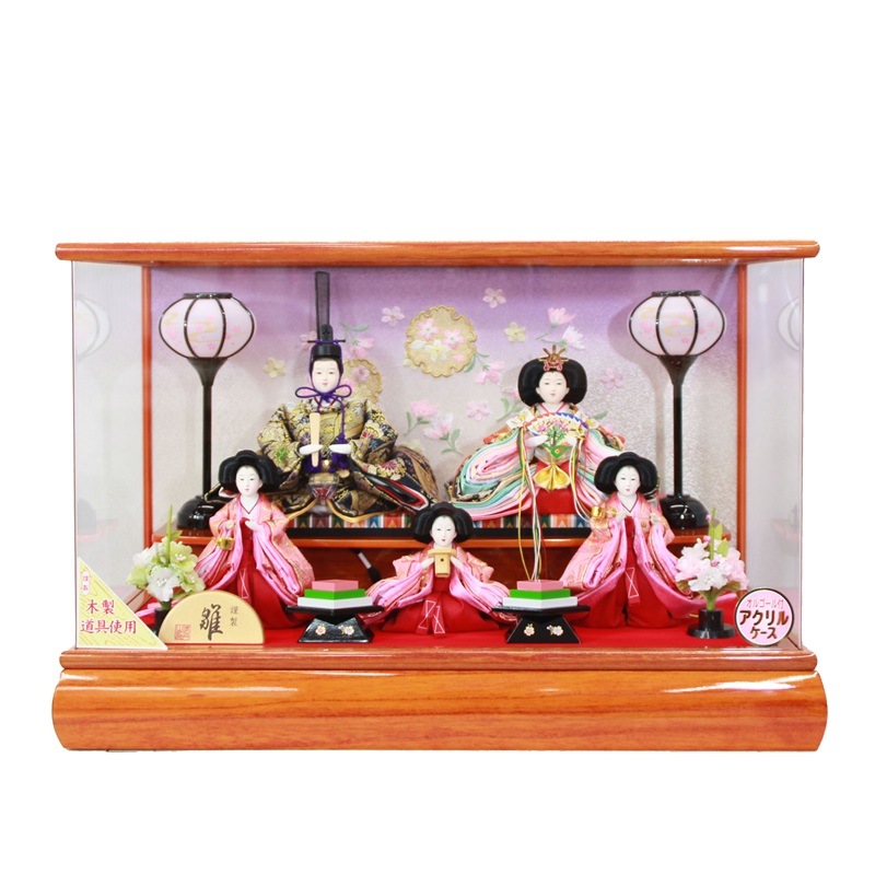ケース入り雛人形　No.3-8K4