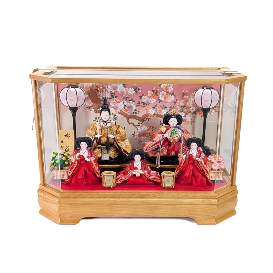 ケース入り雛人形　小三五五人飾り　No.29 京香
