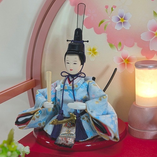 ケース入り雛人形　小芥子親王飾り　No.16 まどか