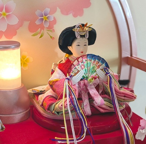 ケース入り雛人形　小芥子親王飾り　No.16 まどか