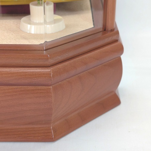 ケース入り雛人形　小三五親王飾りNo.9 LED屏風付　新美桜