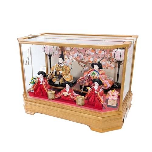 ケース入り雛人形　小三五五人飾り　No.29 京香