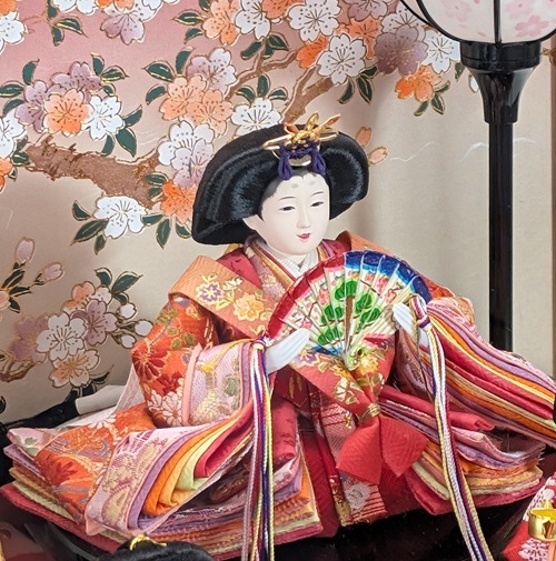 ケース入り雛人形　小三五五人飾り　No.29 京香