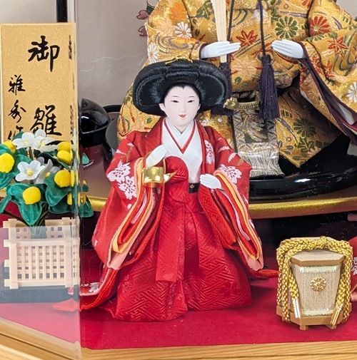 ケース入り雛人形　小三五五人飾り　No.29 京香