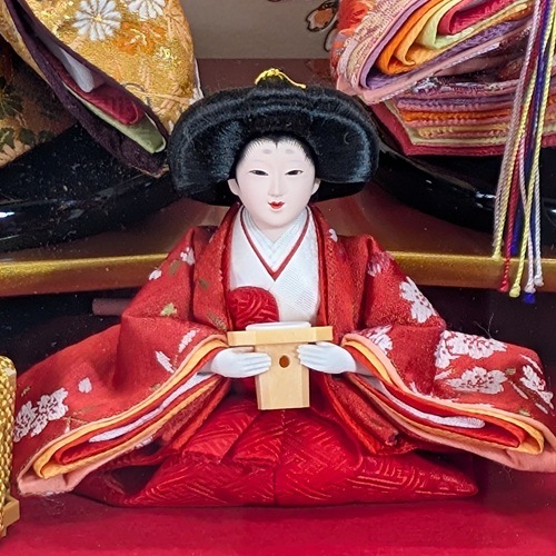 ケース入り雛人形　小三五五人飾り　No.29 京香