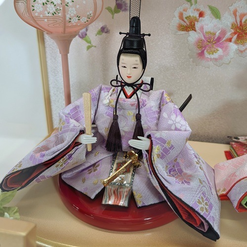 ケース入り雛人形　芥子親王飾り　No.37 陽花