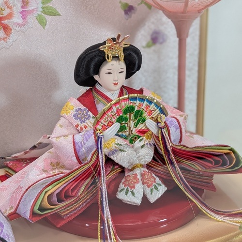 ケース入り雛人形　芥子親王飾り　No.37 陽花