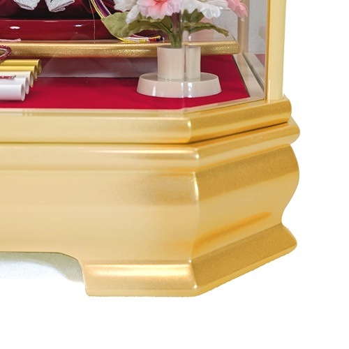 ケース入り雛人形　芥子親王飾り　No.37 陽花