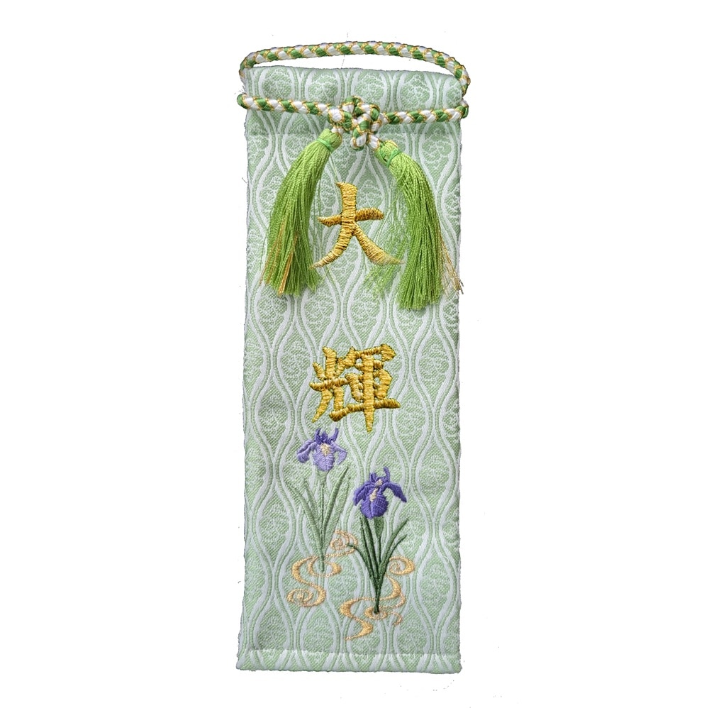 ケース入り 12号シルバーブルー伊達兜飾り