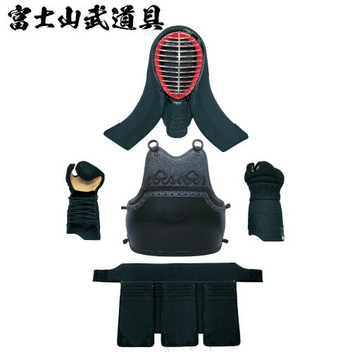 剣道　防具　7点セット　一式 剣道防具 【制菌7号】 6m/m刺 紺紐付 面・胴・甲手・垂4点セット