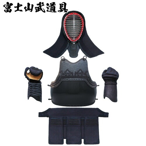 剣道防具 【軽量防具】 5m/mピッチ刺 堅打紐付 面・胴・甲手・垂