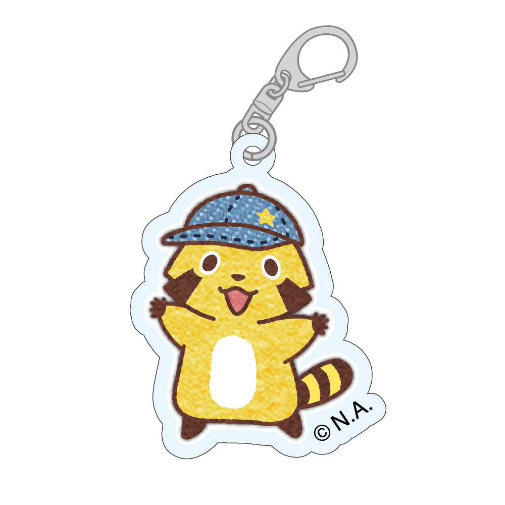 ラスカル アクリルキーホルダー デニムデザインD（メイプル） | 雑貨