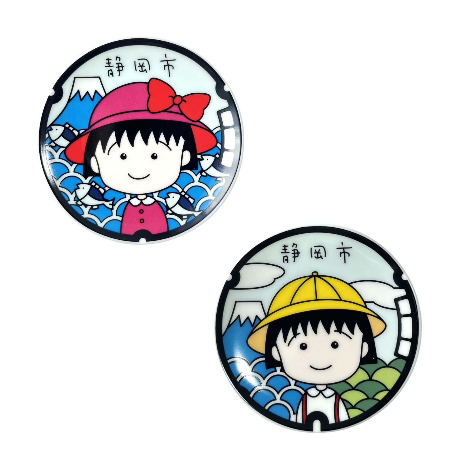 ちびまる子ちゃん ご当地マンホール豆皿 | ☆ちびまる子ちゃん,雑貨