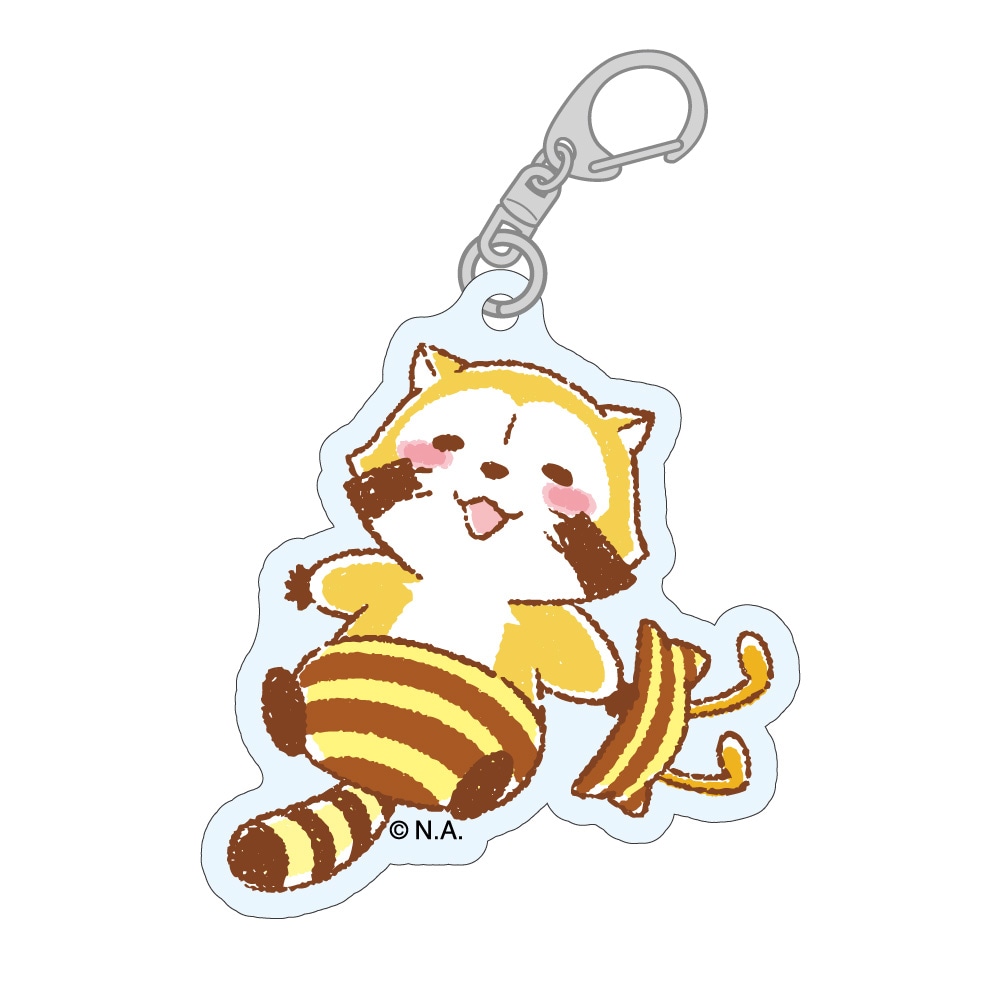 ラスカル FlowerDesignみつばち アクリルキーホルダー B | 雑貨