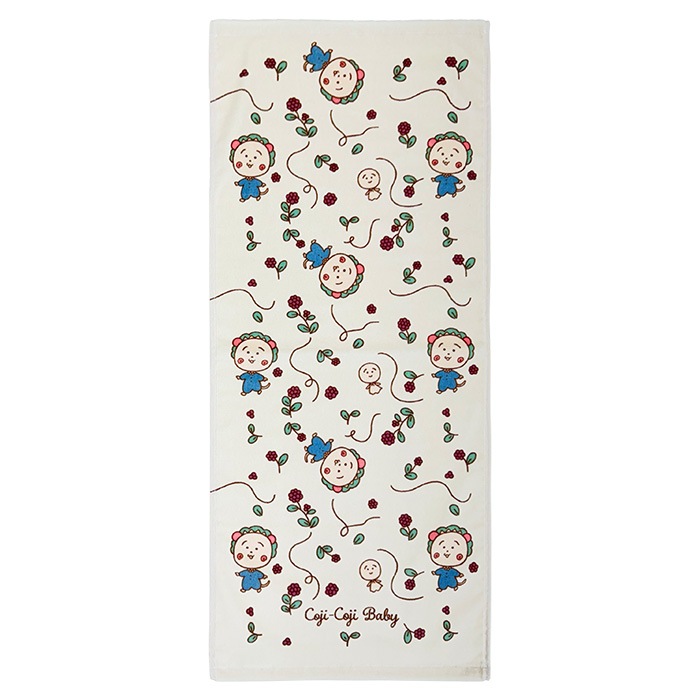 コジコジベビー ベリーガーデン フェイスタオル アイボリー