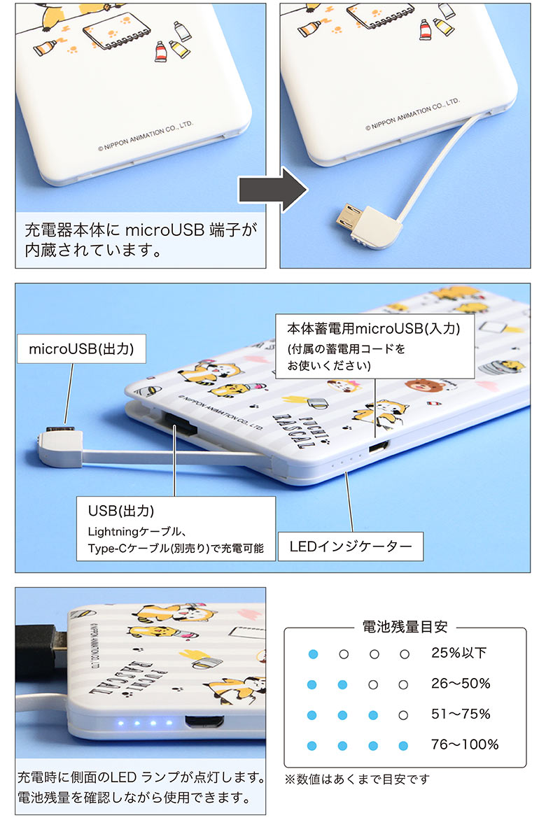 �ץ��饹���� �������� 4000mAh ������।����ݥ�ޡ����Ŵ� 2.1A