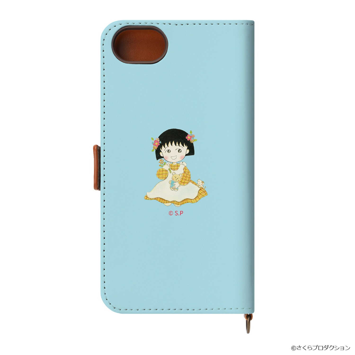 在庫限り】ちびまる子ちゃん35周年 iPhone 用PUレザーフリップ