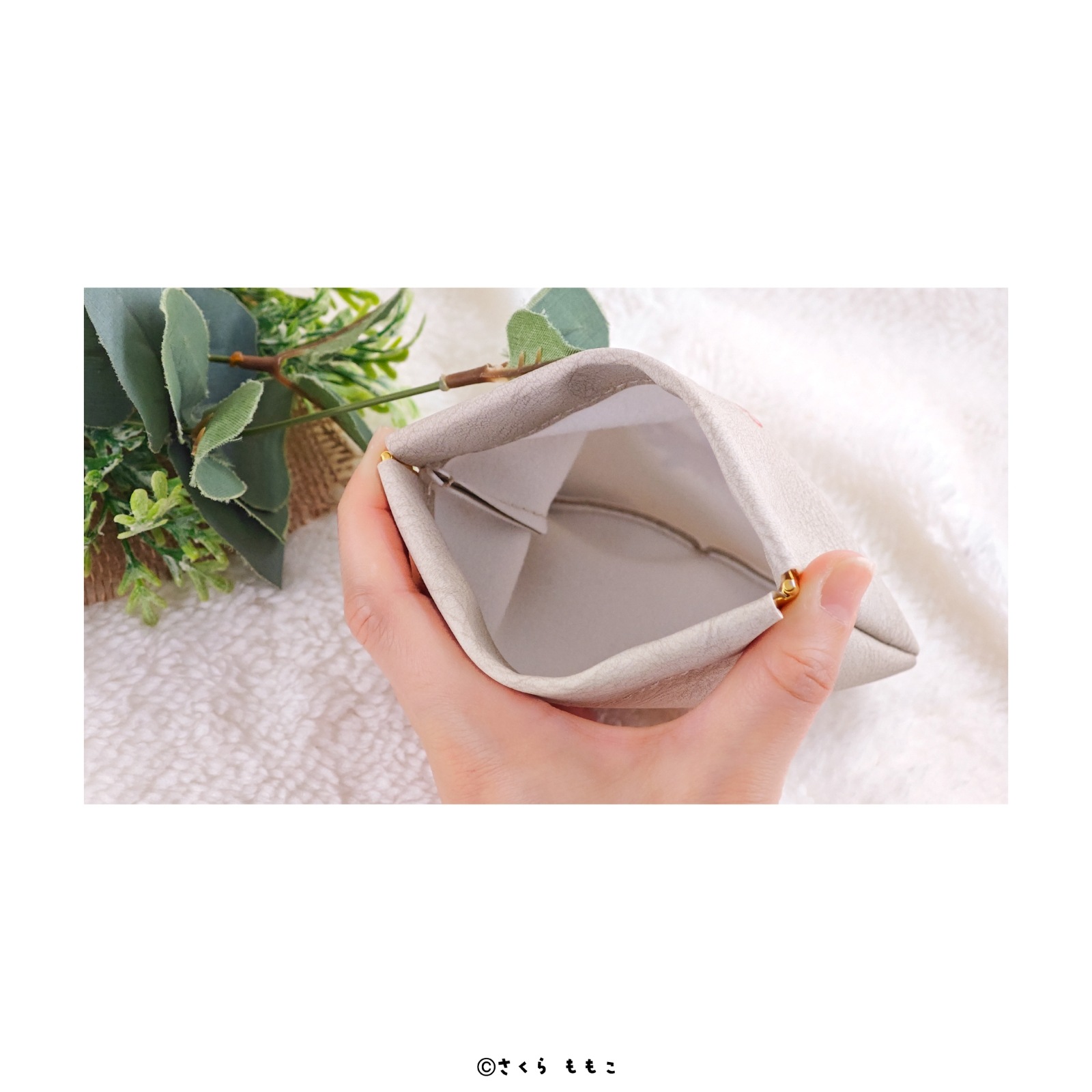 イージーオープンスリムポーチ COJI-COJI Flower Break Time | 雑貨