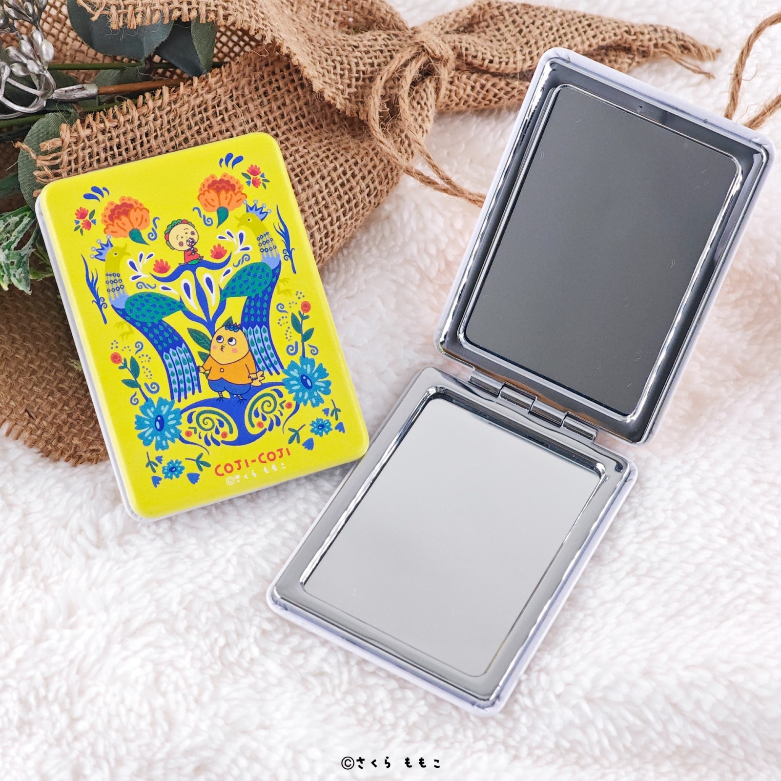 ✨昭和レトロ♪✨【MAHARAJA】コンパクトミラー・チケット他グッズまとめ売り コンパクトミラー COJI-COJI Flower Break Time | 雑貨