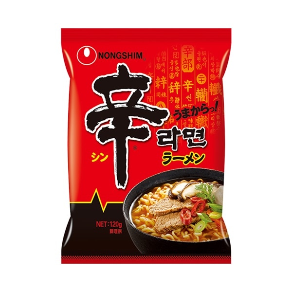 農心】辛ラーメン（120g）-賞味期限2026年07月15日