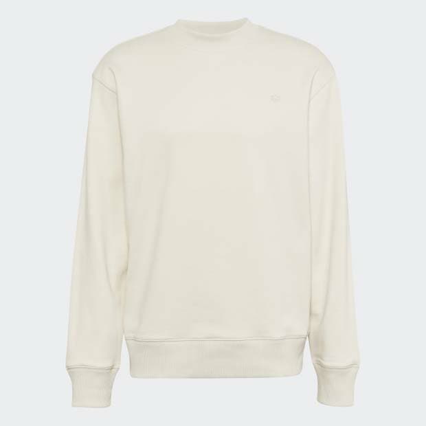 【レア】ami クルーネック スウェット ホワイト アディカラー コンテンポ クルーネック フレンチテリースウェット