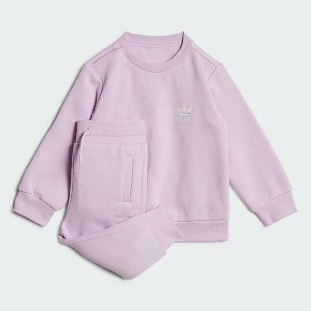 アディカラー クルーネック セットアップ　ブリスライラック